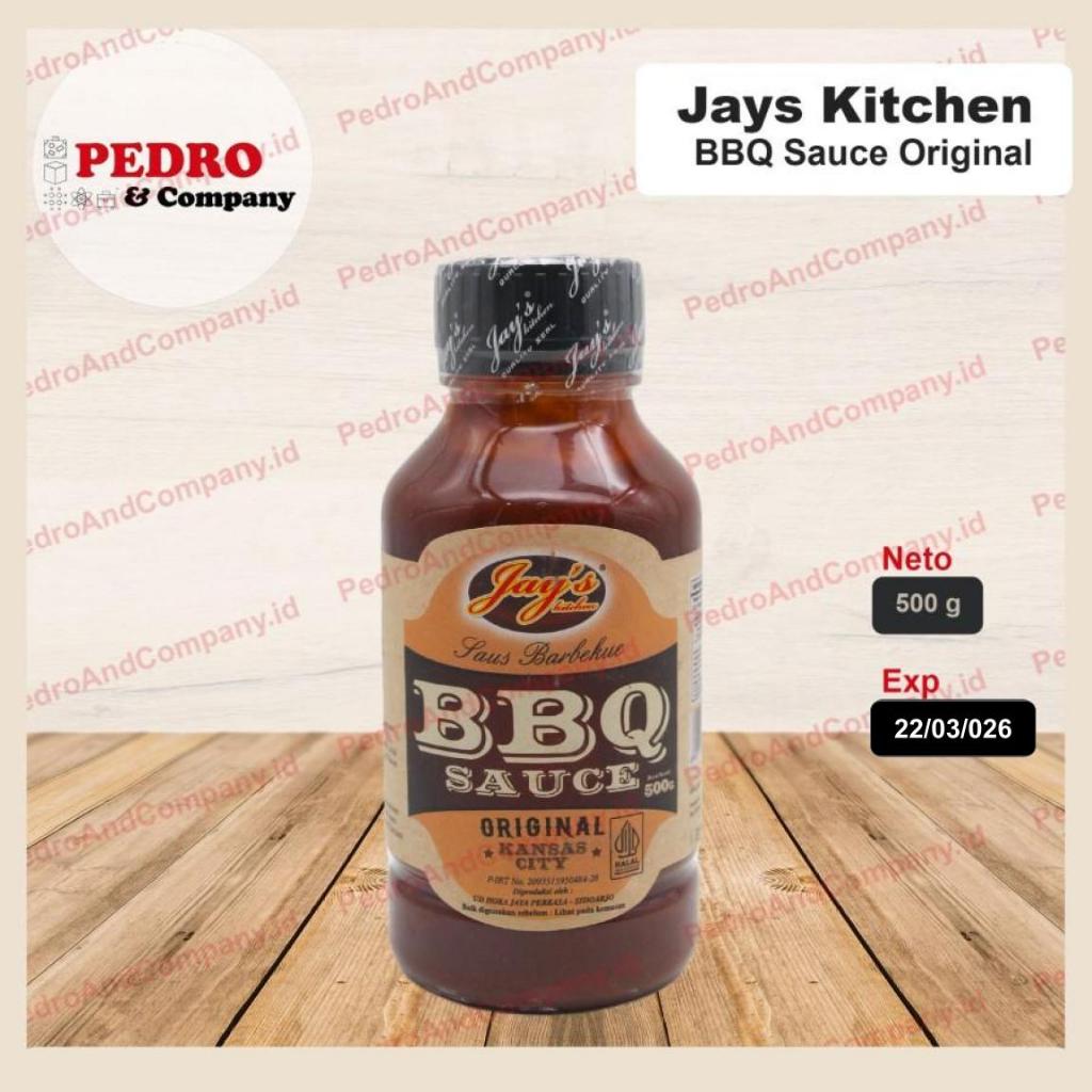 

Jays kitchen bbq sauce original kansas city 500 gram - saus BBQ