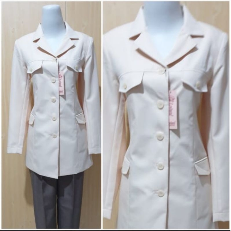 Seragam KEMHAN Wanita , Baju Dinas PDH KEMHAN Wanita ,Seragam ASN PDH KEMENHAN Wanita , Setelan KEMH