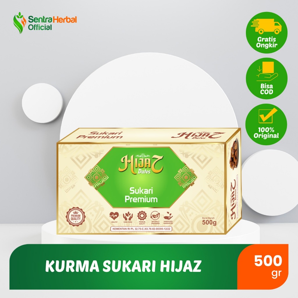 

Kurma Sukari Hjiaz Premium - 500GR