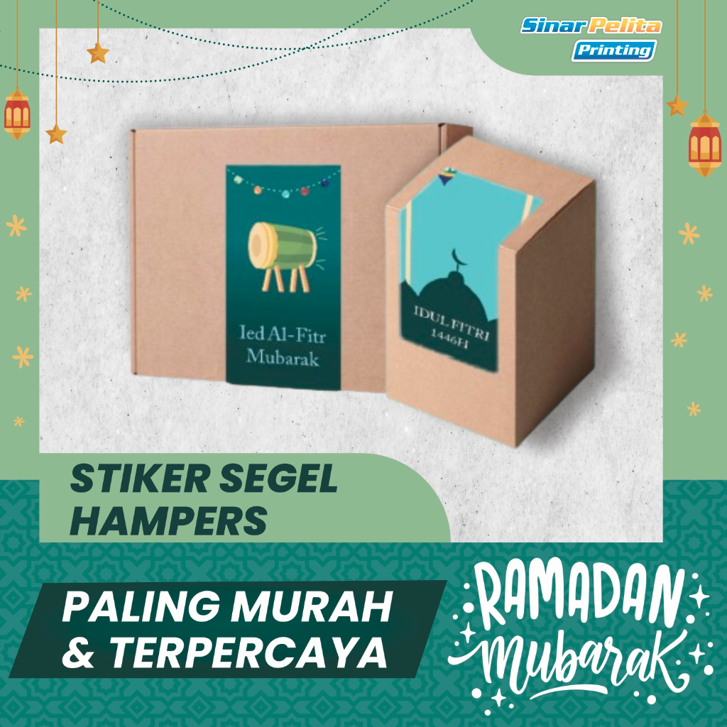 

STIKER SEGEL KOTAK HAMPERS | STIKER HAMPERS LEBARAN | FREE TEMPLATE