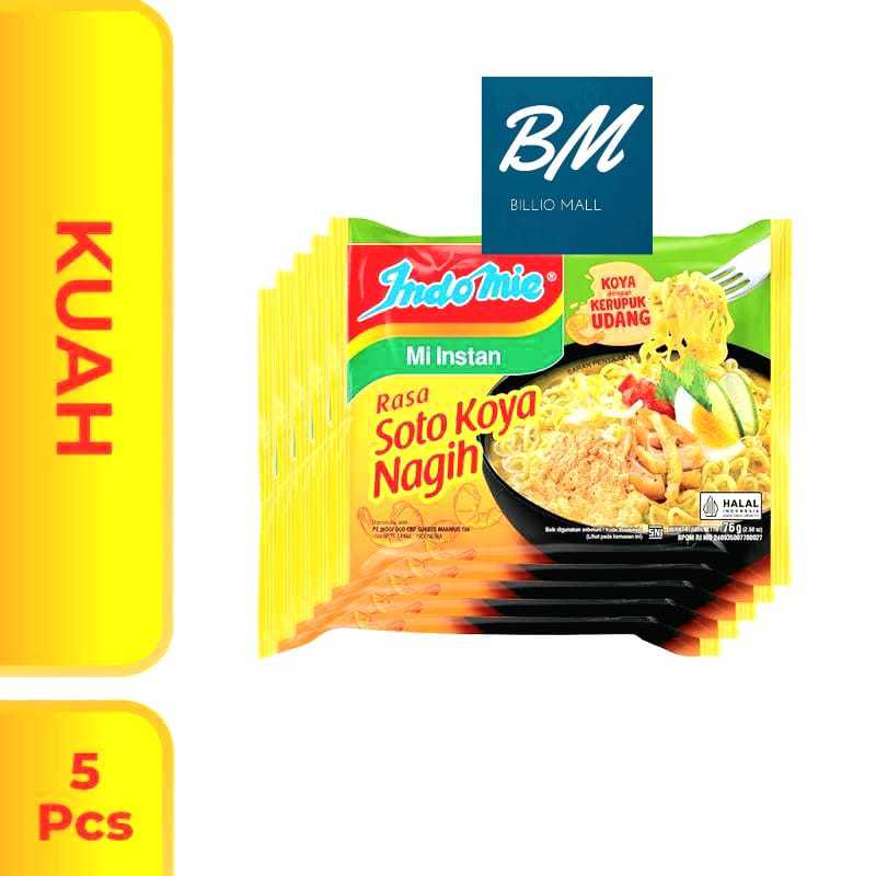 

Indomie Soto Koya Nagih 5 Pcs