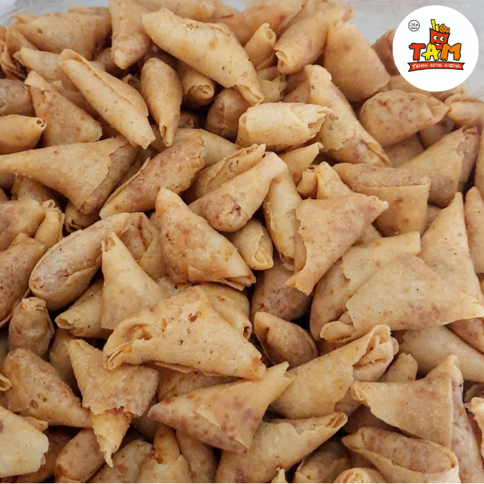 

SAMOSA MELATI Gurih Abon Ayam 250 Gram / Sumpia Kue Kering - Tam Snack