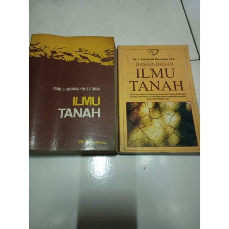 ORIGINAL / buku dasar dasar ILMU TANAH