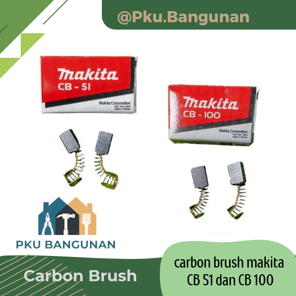 Carbon Brush MAKITA CB 51 CB 100 / Spul / Sepul / Bostel / kul / Arang MAKITA CB 51 CB 100