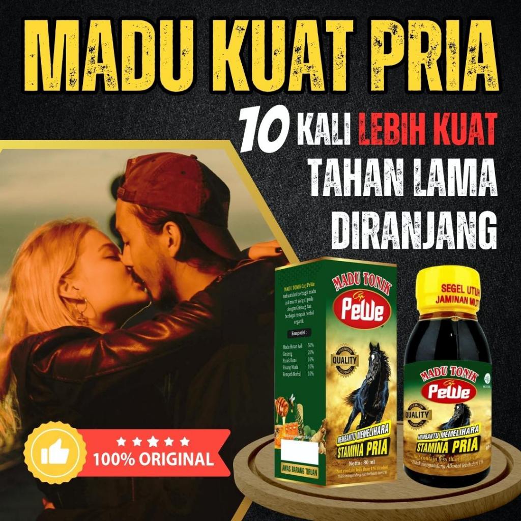 

Madu Tonik Pewe Asli Madukuat Herbal Stamina Pria Kuat Tahan Lama Bertenaga Perkasa Di Ranjang 80ML
