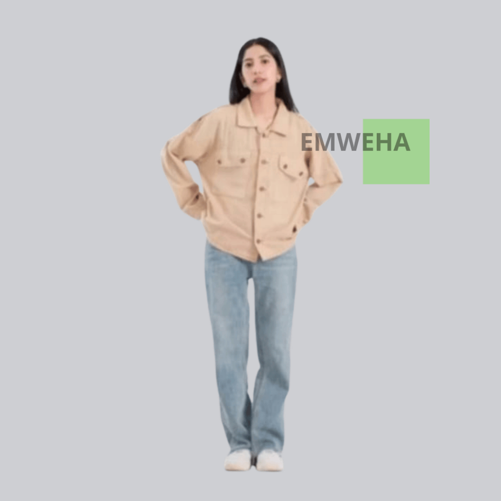 EMWEHA -  Tara Jaket Jeans Wanita LD 110