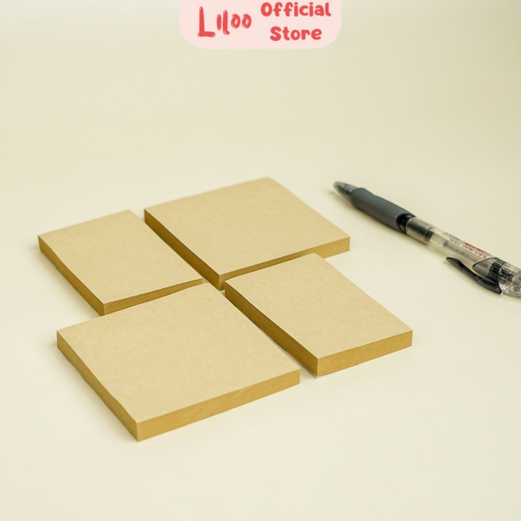 

Memo Stick Sticky Note Kertas Tempel Craft Paper Isi 80 Sheets