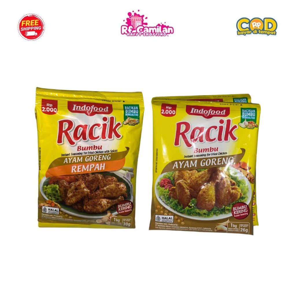 

[ RF_Camilan] Racik Bumbu Ayam Goreng Rempah dan Ayam Goreng Renceng isi 5 pcs