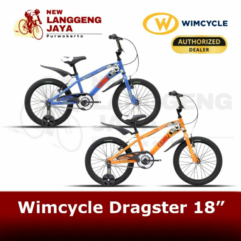 Wimcycle Sepeda BMX Dragster Goal 18"