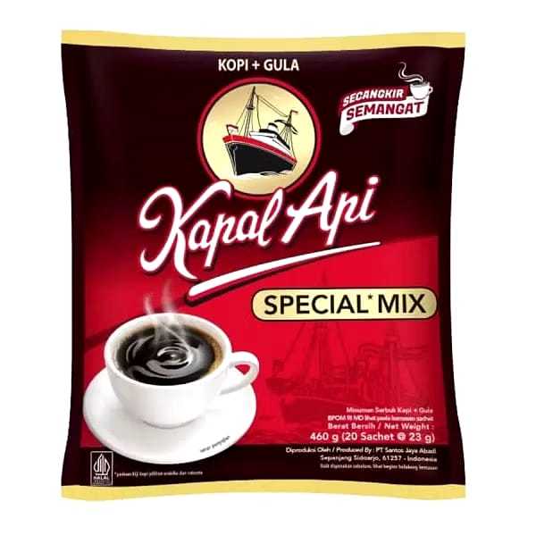 

KOPI KAPAL API SPECIAL MIX 20 PCS X 23 GR