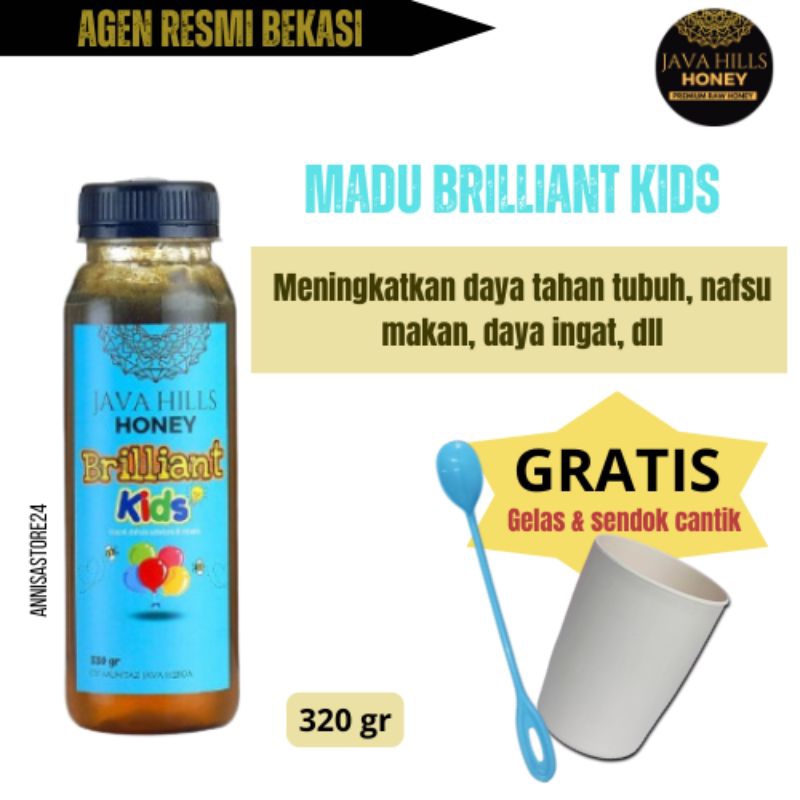 

Madu Brilliant kids Java Hills 320gr / madu anak mencerdaskan otak