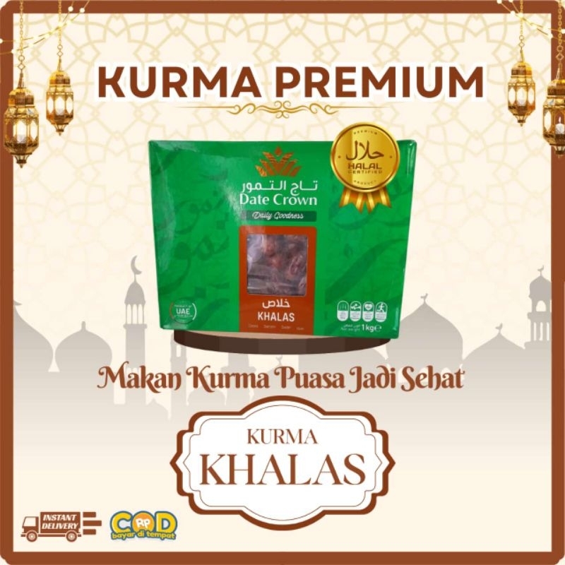 

Date Crown Khalas (1kg) Dari UAE in Box