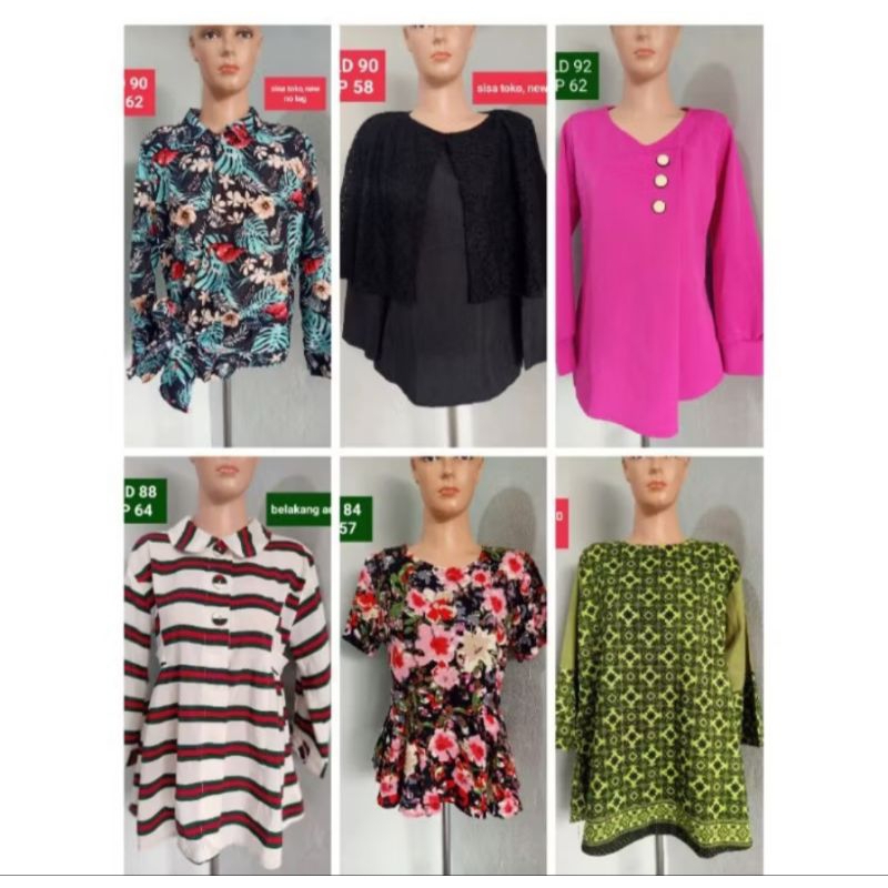 Paket Usaha kemeja blouse Premium