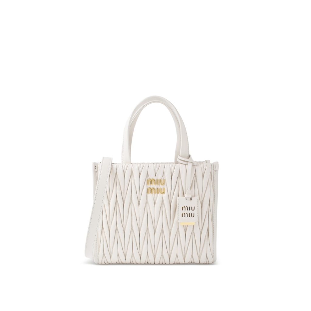MIU MIU Matelasse tote bag