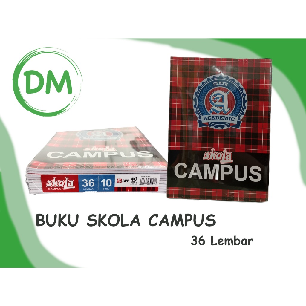 

BUKU SKOLA CAMPUS UKURAN BOXY 36 LEMBR 1 PACK