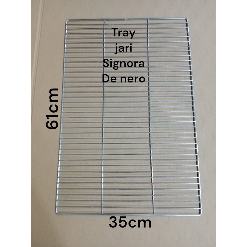 Tray jari oven listrik/tray jari oven signora de nero Galaxy pro kapasitas 75lt ukuran 61cmx35cm