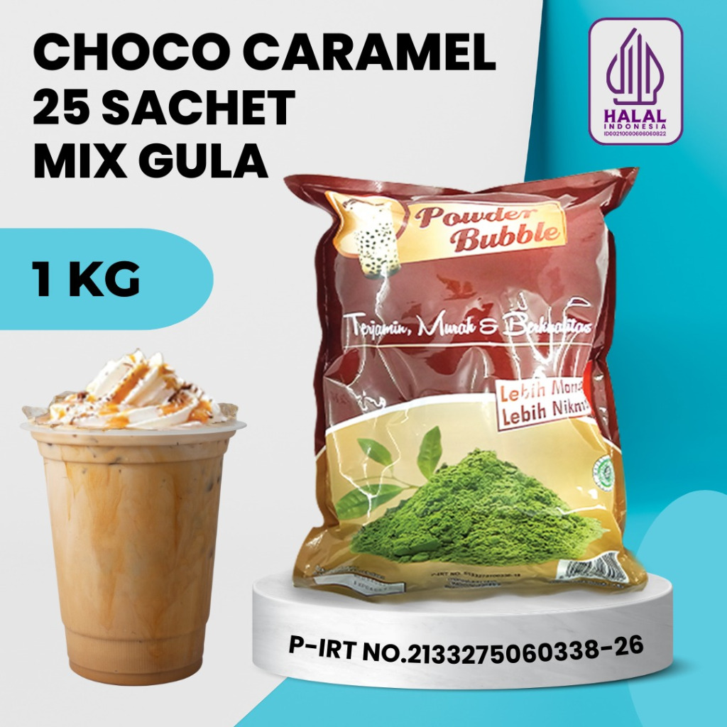 

Powder COCO CARAMEL - Bubuk Minuman Rasa Cokelat Karamel - Bubuk Instan ( Mix Creamer + Gula )