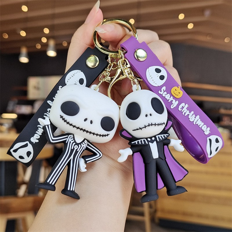 UNISTOREONLINE Gantungan Kunci Disney Jack Skellington Nightmare Before Christmas gantungan tas rans