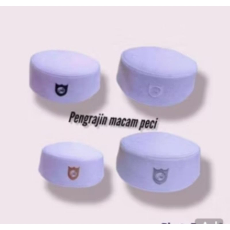 songkok putih Malaysia peci putih peci haji bordir malaysia