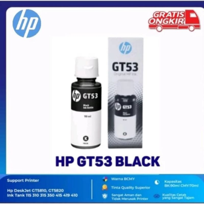 Tinta HP GT 53 Black Original Printer ink Tank 115 310 315 319