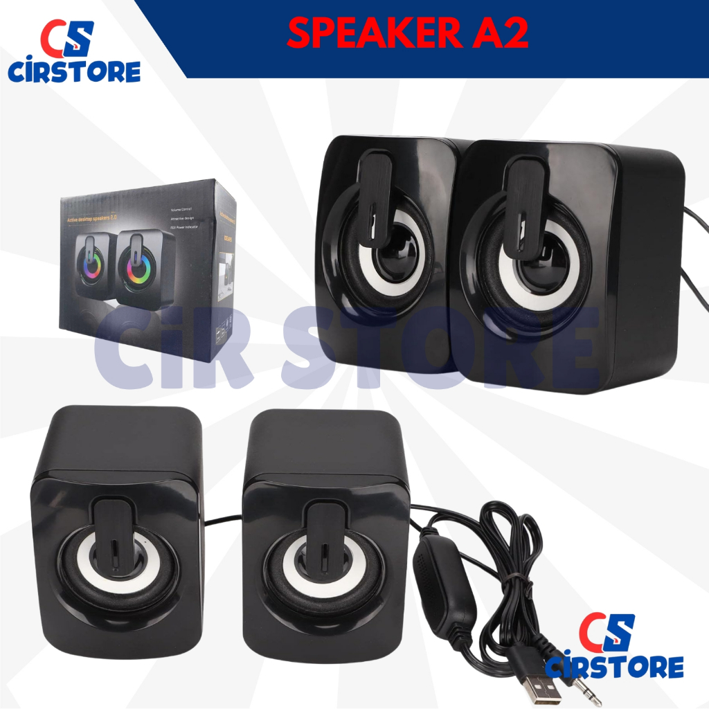 Speaker A2 multimedia pc komputer laptop /Speaker Salon Multimedia For Komputer/ Speaker USB Mini Ak