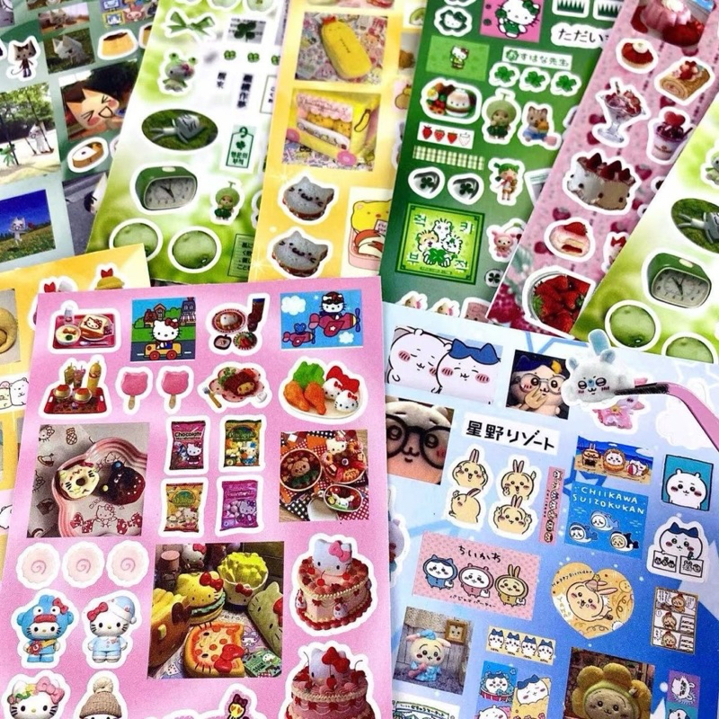 

Sticker Deco Kartun Vintage Glitter Dekorasi Jurnal, Case HP DLL