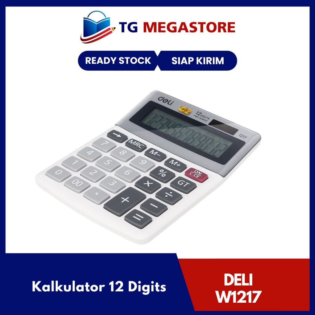 

Kalkulator DELI 12 Digits - W1217