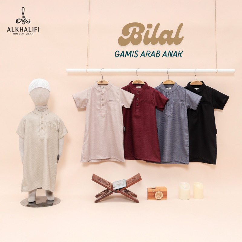 ALKHALIFI - BILAL Gamis Arab Anak Laki-laki Premium Quality