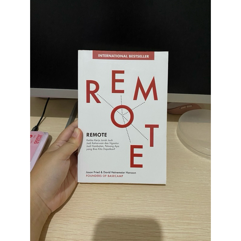 Buku Remote by Jason Fried & David Heinemeier, buku bisnis preloved like new renebook