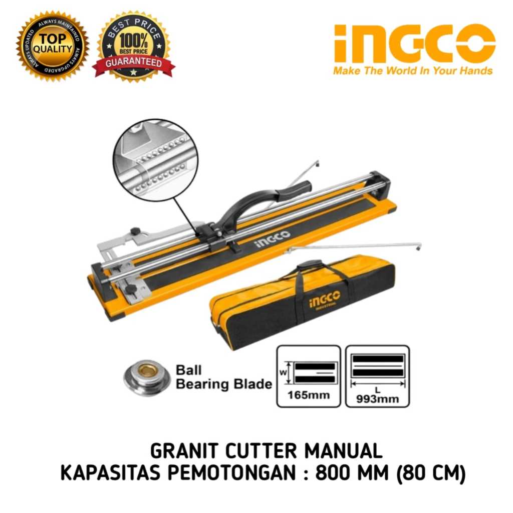 80CM TILE CUTTING MANUAL ALAT POTONG KERAMIK MANUAL 80 CM 800MM INGCO TILE CUTTER 80CM ALAT POTONG G