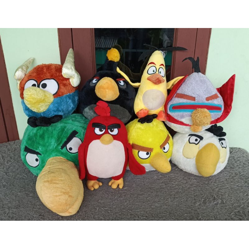 Paket Ganci dan Boneka Angry Bird Take All (Bisa COD & INSTAN) Brand Original