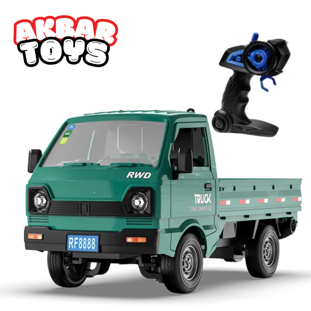 Mobil Remote Control Pickup Box RC Mobil Remote Control CARGO TRUCK PICK UP BOX  ANGKOT Mini Bus Car