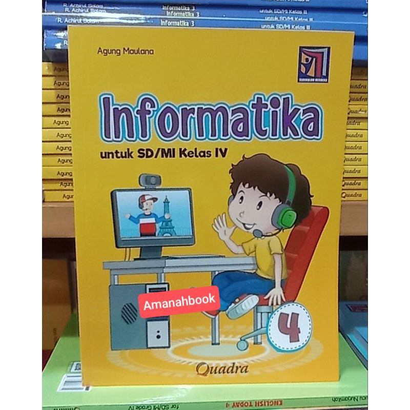 Buku Informatika SD Kelas 4 Kurikulum Merdeka Quadra