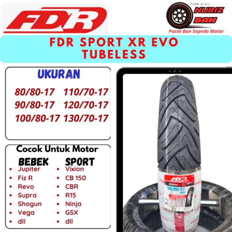 FDR Ring 17 Tubeless Sport XR Evo