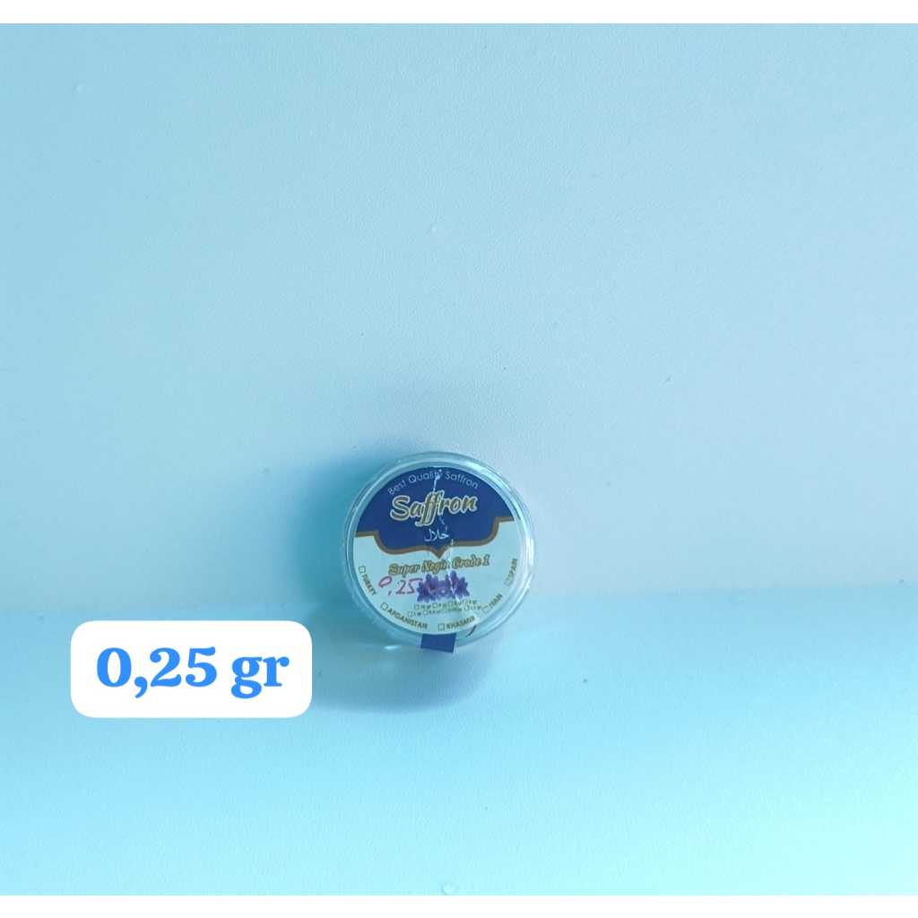 

0.25 Gr - Saffron Spain (Jaminan original) Za'faran/Safron/Za'faron