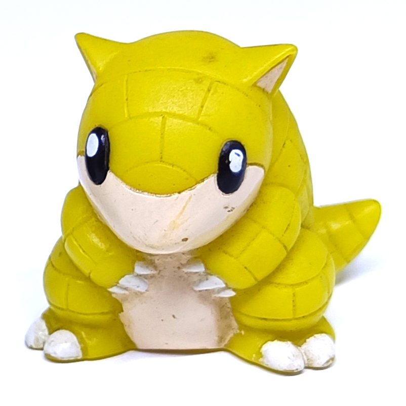 Pokemon Kids BANDAI Soft Vinyl Figure - Sandshrew (Pajangan / Finger Doll / JP Rare)