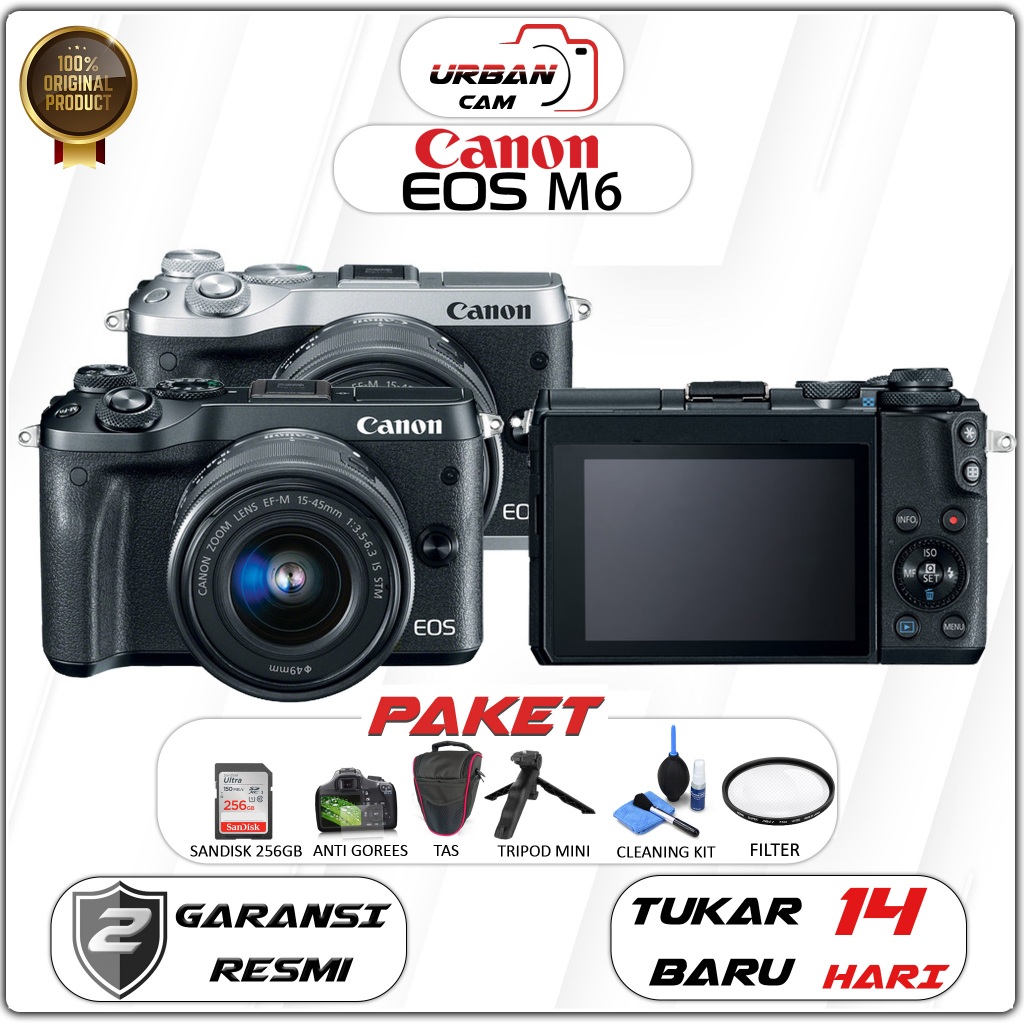 Canon EOS M6 KIT EF-M 15-45mm / CANON EOS M6 KIT 15-45MM / CANON EOS M6 BODY / CANON M6