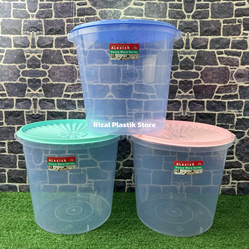 ( 3 PCS )TOPLES PEYELE 10 LITER ALEXISH/TOPLES KERUPUK/TOPLES MAKANAN/TOPLES CEMILAN/TOPLES TUTUP PL