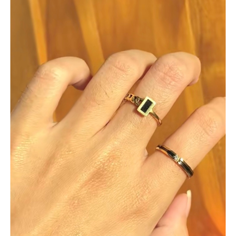 cincin emas vintage 18k