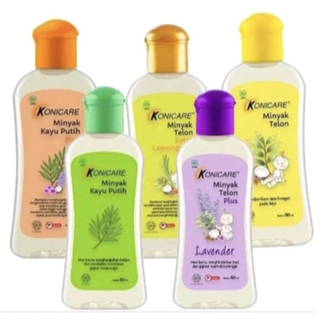 Konicare Minyak Telon / Minyak Telon Plus / Minyak Kayu Putih / Minyak Kayu Putih Plus 125 ml