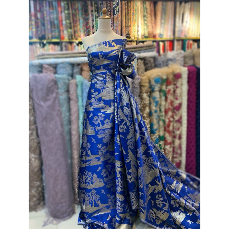 Bahan Kain Jacquard Terbaru/ Kain jacquard pagoda