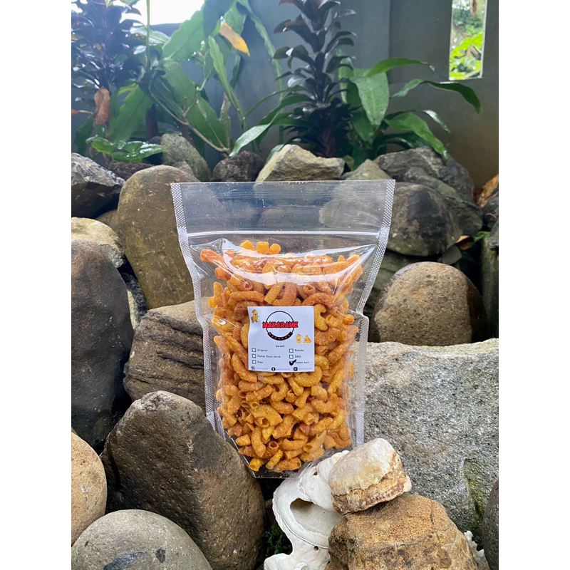 

[READY STOCK] (PEDAS ASIN) MAKARAME MAKARONI KHAS CIAMIS | SNACK | CEMILAN | ISI TOPLES | MURAH