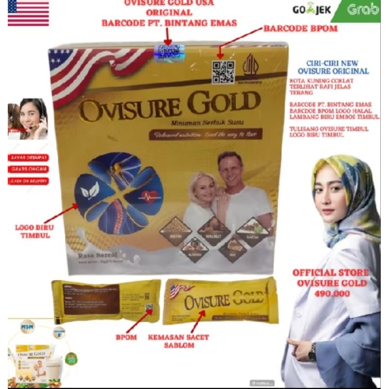 

READY OVISURE GOLD SUSU BPOM ORI, ovisure gold susu usa original
