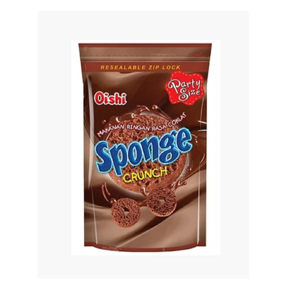 

OISHI Sponge Crunch Coklat l Strawberry 100gr/ Snack Murah