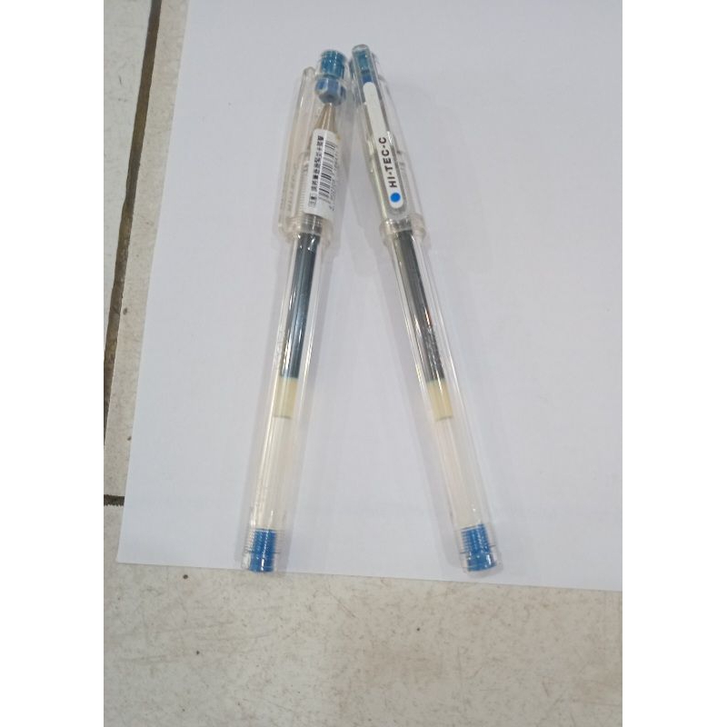 

Balpen Pilot Hi-Tec-c ukuran 0.25 / 0.3 / 0.4 / 0.5 mm Biru Hitam Merah - Pc.