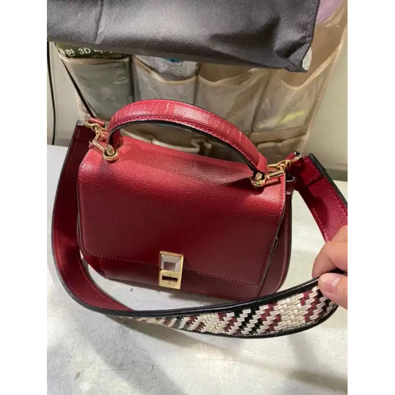 Tas Pedro Ori Merah tas wanita bekas/second