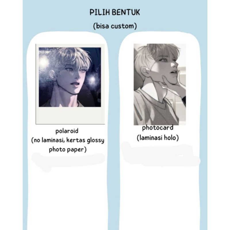 

PHOTOCARD CUSTOM CETAK PHOTOCARD /1 SISI