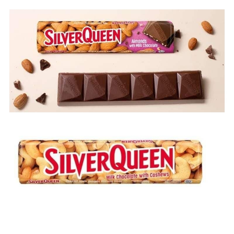 

SilverQueen Cashew / SilverQueen Milk Chocolate Almond
