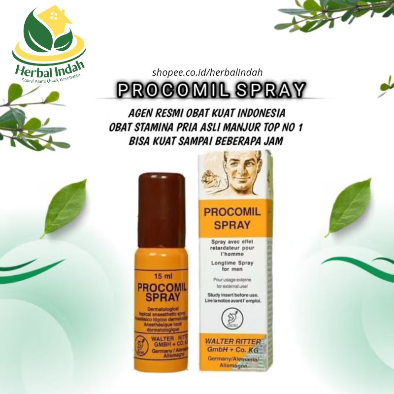 Terlaris !!! Herbal Procomil Spray Kuat Tahan Lama