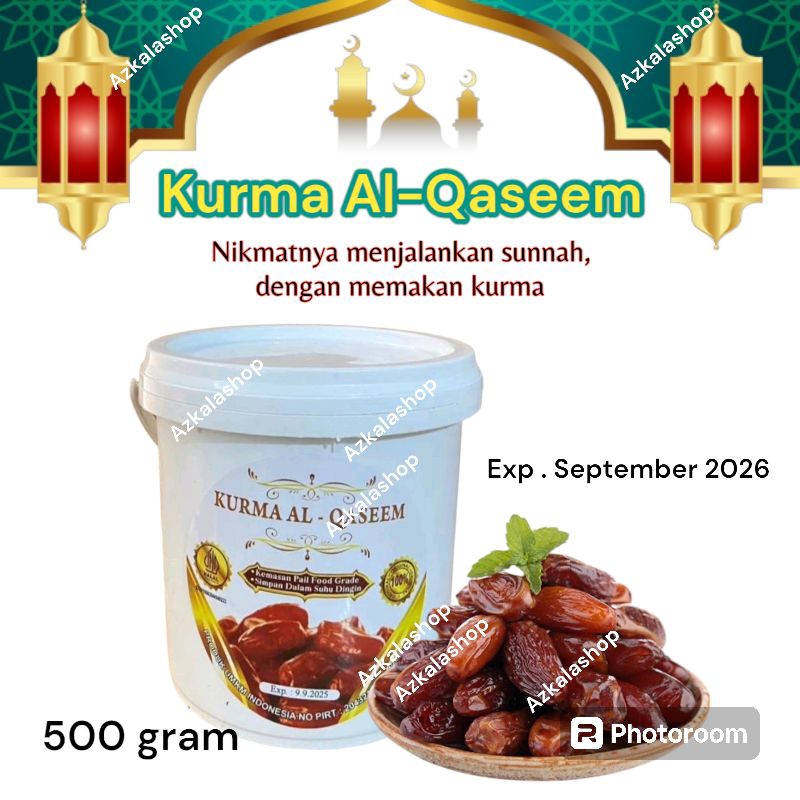 

kurma Al Qasseem 500 gram Sukari / kurma Al AZHIM